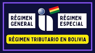 RÉGIMEN TRIBUTARIO EN BOLIVIA con Ejemplos [upl. by Ovida]