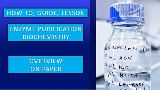 Enzyme Purification  Biochemistry Overview [upl. by Eedrahc]