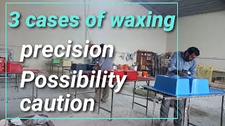 Production of granite sink waxing training on fiberglass mold [upl. by Airbmat413]