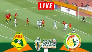 🔴LIVE Guinea vs Senegal  African Cup of Nations 2023  Match Today⚽🎬 [upl. by Perkin439]