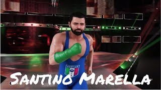 Santino Marella Entrance  CUSTOM ENTRANCE WWE 2K18 [upl. by Aerdna]