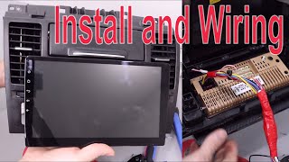 101 Android Touch Screen Car Stereo Install Wiring and Mounting [upl. by Allsopp]