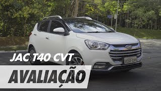 JAC T40 CVT  Avaliação iCarros [upl. by Plume]