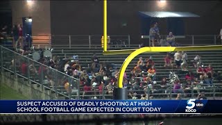 15yearold charged in deadly Choctaw High School football game shooting to appear in court [upl. by Smallman799]