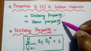 Properties of S  Parameters [upl. by Eilsek]