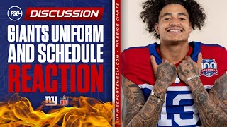 Giants Uniform and Schedule Reaction [upl. by Sissel]