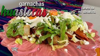 🇲🇽 Antojitos MEXICANOS para vender  Receta de GARNACHAS VERACRUZANAS Huastecas mexicanas [upl. by Tarttan]