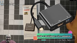 USBC Multiport 3 in 1 adapter [upl. by Spearman176]