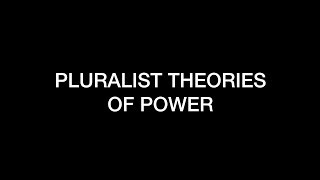 Sociology for UPSC  Pluralist Theories of Power  Lecture 28 [upl. by Bruell841]