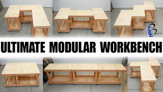 Ultimate Modular Workbench A Design for Everyone [upl. by Eisso344]