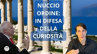 3 cose che DEVI SAPERE su NUCCIO ORDINE [upl. by Hedberg]