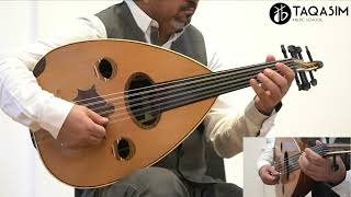 Oud Beginner  Maqam Ajam Scale [upl. by Pavia]