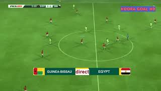 Match Egypte Guinée Bissau aujourdhui PES 2013 [upl. by Vtehsta]