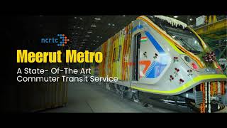 Meerut Metro Revolutionizing Urban Mobility  NCRTCs vision for the Future [upl. by Alleunam60]