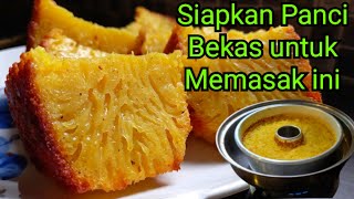 Bikin Bika Ambon Pake Panci Bekas Hasilnya Cantik Penuh Sarang [upl. by Evadnee723]