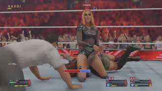 WWE 2K24 PS5  Becky Lynch vs Lita amp Trish Stratus  Tornado Tag Match [upl. by Adaner82]