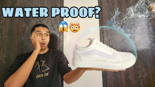 How To Make Sneaker WATERPROOF  Best Waterproofing Spray For SHOES [upl. by Linc]