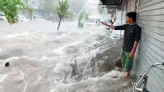 10 Scariest Flood Moments Caught On Camera [upl. by Papageno]