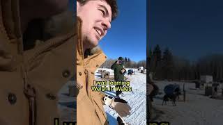 Speaking Welsh in Canada while dog sledding [upl. by Bernadette462]