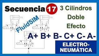 Secuencia 17 A B B C C A Electroneumática [upl. by Roselia80]