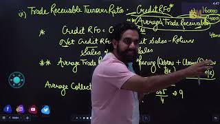 Trade Receivables Turnover Ratio  Chap5  Accounting Ratios  Class12 Accounts  CA MANISH KALRA [upl. by Atilrak]