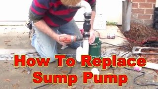 How To Replace Your Sump Pump [upl. by Calandria]