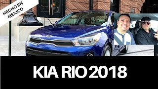 Kia Rio 2018 Hatchback y Sedan  Prueba interior y precio [upl. by Acino845]