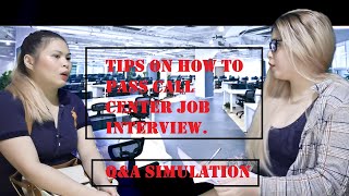 call center interview question and answer [upl. by Metts504]