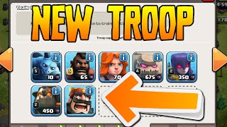 NEW CONFIRMED TROOP  Clash of Clans New Troop  After Update 2016 [upl. by Polard]