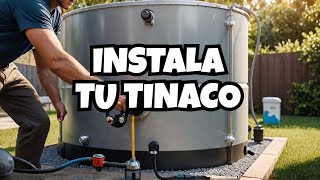 Como instalar un TINACO DE AGUA con BOMBA [upl. by Amek]