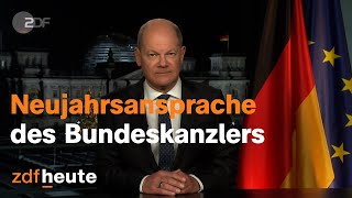 Neujahrsansprache von Bundeskanzler Olaf Scholz [upl. by Adiela970]