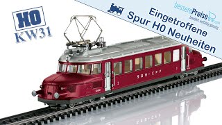 Eingetroffene Spur H0 Modellbahn Neuheiten  KW 31 2024 [upl. by Ezitram]