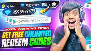 FREE UNLIMITED GOOGLE REDEEM CODE amp DIAMONDS 2024 TRICK😳🔥  GARENA FREE FIRE [upl. by Celtic]