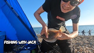 Birthday weekend fishing  Fishing With Jack  UK Sea fishing  UK Beach Fishing [upl. by Debbi50]