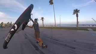 Wind Carver Skateboard for Wingboarding [upl. by Doak]