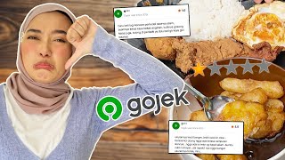 COBAIN MAKANAN RATING RENDAH DI GOJEK PEMPEK SEKECIL BAKSO ACI [upl. by Eerot]