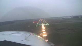 Finding the Runway Final Approach and Landing in a Piper PA46 Meridian [upl. by Harbird]