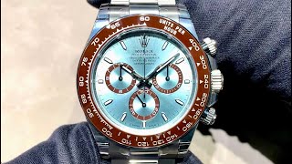 NEW DAYTONA PLATINUM ROLEX  Cosmograph Daytona 126506 劳力士迪通拿 [upl. by Ronni629]