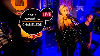 Daria Zawiałow  Chameleon live MUZOFM [upl. by Saisoj731]