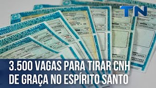 35 mil vagas para tirar CNH de graça no Espírito Santo [upl. by Arimas]