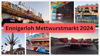 2 Tage vor Eröffnung Ennigerloh Mettwurstmarkt 2024  Aufbau Rundgang Video 4K [upl. by Guthrie]