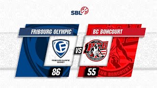 Fribourg Olympic vs BC Boncourt  Game Highlights [upl. by Lerej]