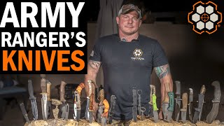 An Army Rangers Lifetime Career in Knives [upl. by Yaral]