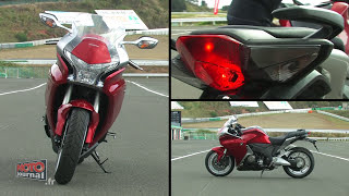 ESSAI Honda VFR 1200 F 172 CH sur une sportGT [upl. by Mancino654]