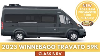 Tour the NEW 2023 Winnebago Travato 59K Class B RV on Brand New 2022 Ram Promaster 3500 Chassis [upl. by Aridaj]