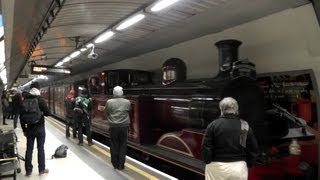 LU150 Steam Train  Kings Cross St Pancras [upl. by Aytak643]