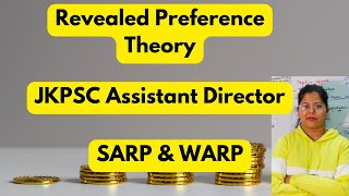 Revealed Preference Theory  Deepti Mahajan [upl. by Gnas]