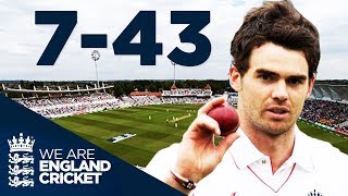 The King Of Swing At His Best  Anderson Takes Brilliant 743 v New Zealand 2008  Full Highlights [upl. by Uzzial713]