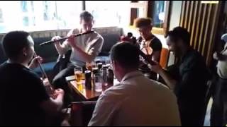 Dessie kelliher banjo Brian OLoughlin Flute Colm Healy box Tadhg Mulligan fiddle Tom Delany [upl. by Eehc910]