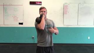 Kettlebell Thrusters How To [upl. by Rafaellle]